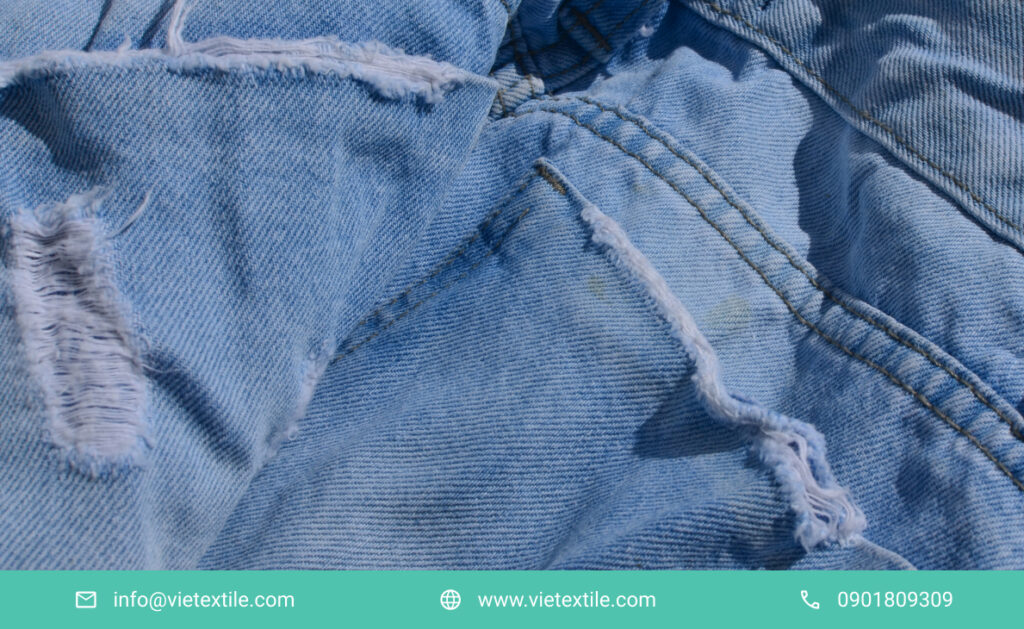 Denim wash chế độ Giặt Acid (Acid Wash)