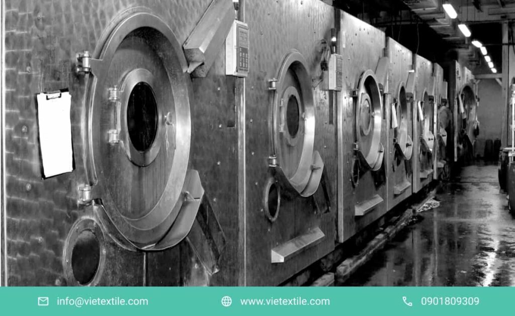 Máy thực hiện quy trình wash cát
