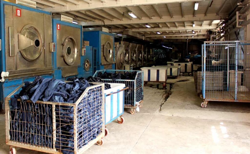 Công nghệ sand wash trên vải