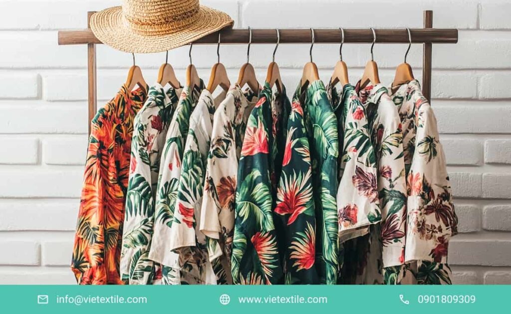 Sản phẩm hoàn thiện từ xưởng in vải cotton