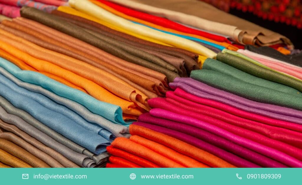 Sản phẩm hoàn thiện từ xưởng nhuộm vải TPHCM