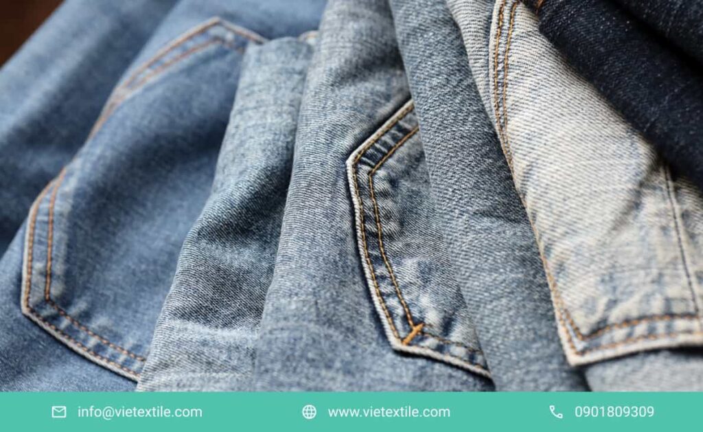 Sản phẩm denim từ xưởng wash jean