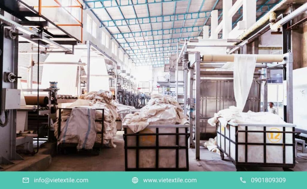 Bộ phận cấu tạo máy định hình vải