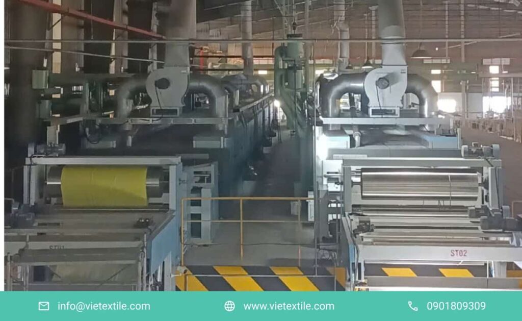 Chi tiết cấu tạo máy định hình vải