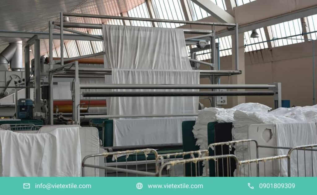 Cấu tạo máy định hình vải công nghiệp