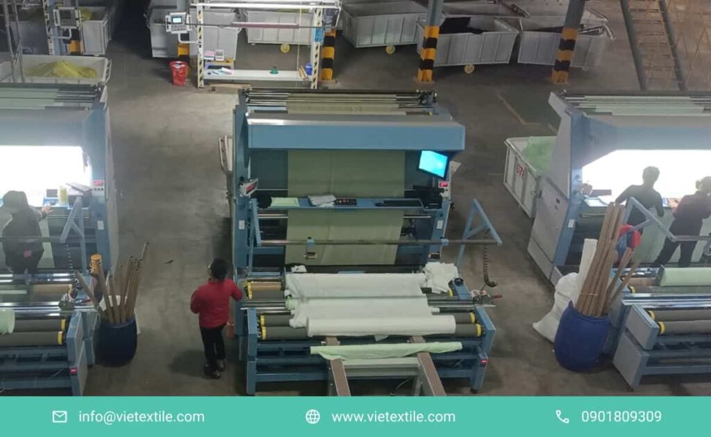 Cấu trúc và cơ chế máy định hình vải công nghiệp