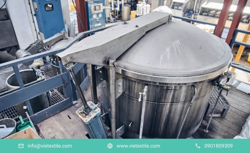 Thiết bị van bướm máy nhuộm sợi