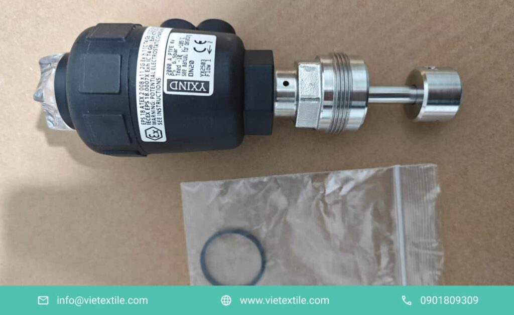 Van hơi máy nhuộm sợi chính hãng