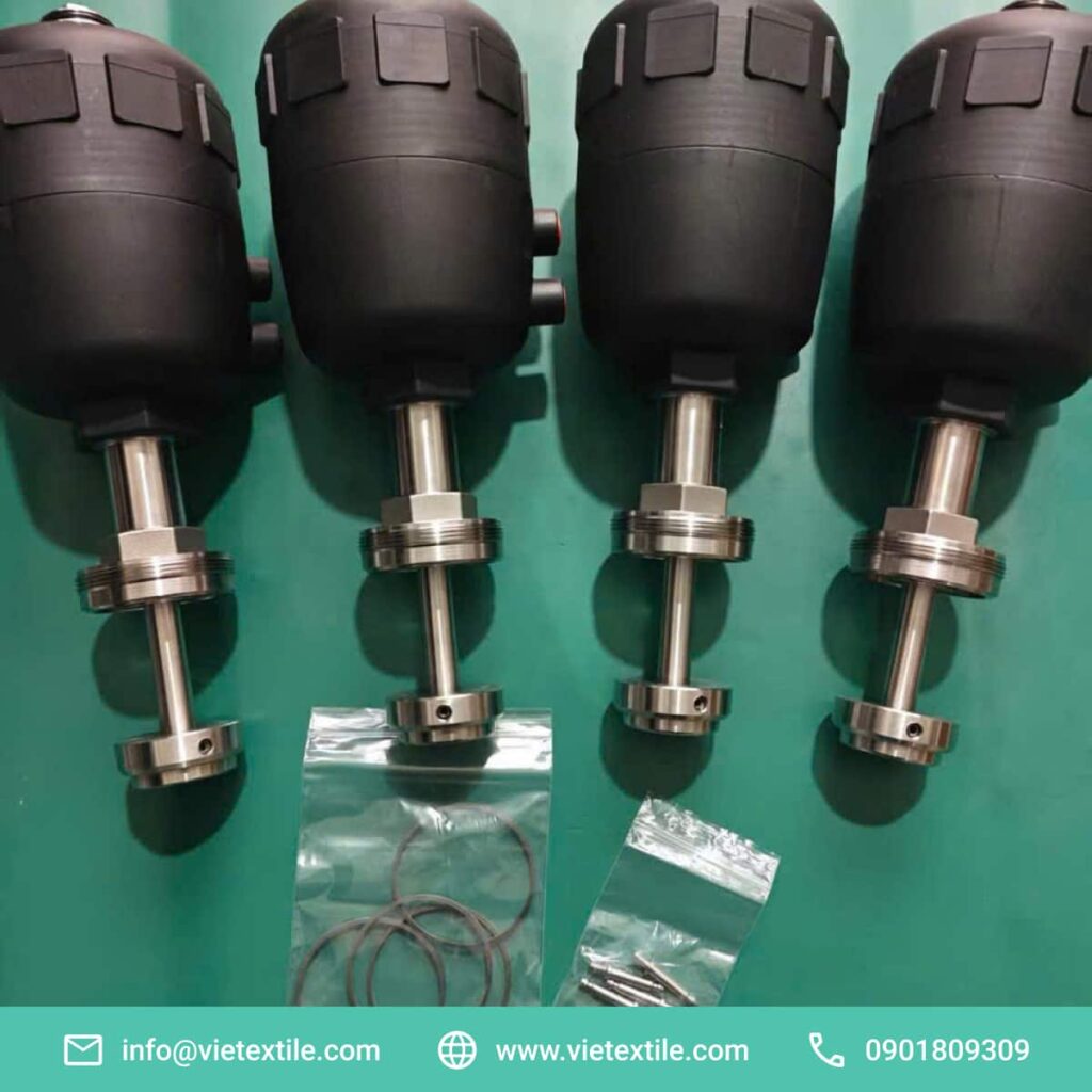 Van hơi máy nhuộm vải chính hãng