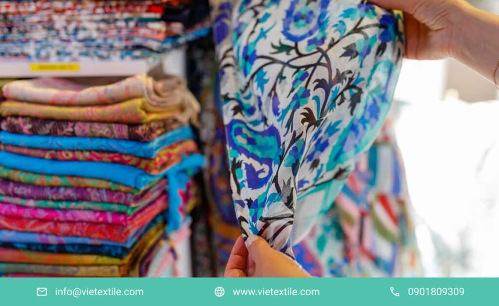 Custom cotton fabric printing Vietnam