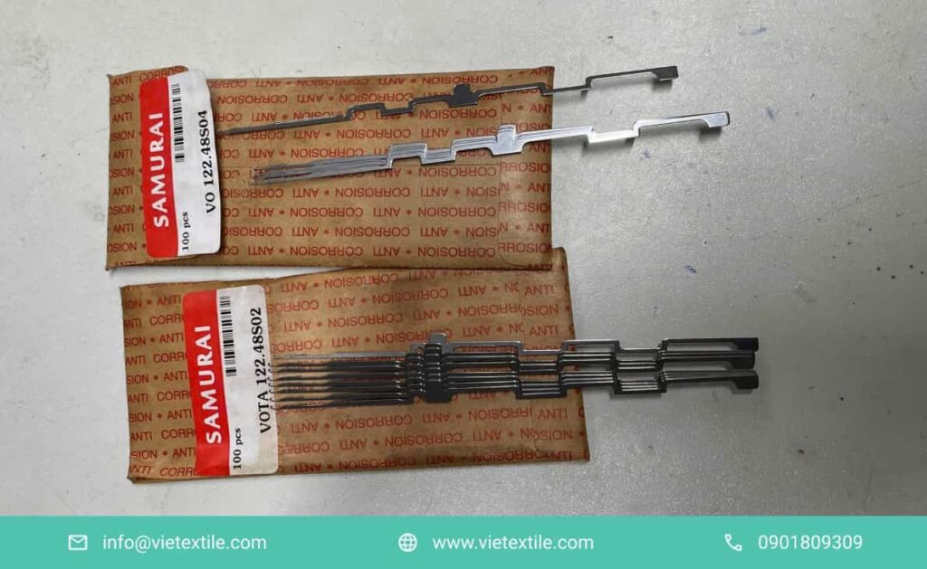 Kim đan dệt vải và 5 lỗi phổ biến gây rách vải – nhăn vải – sọc vải 3 phụ tùng kim đan máy dệt vải