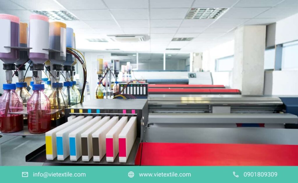 使用活性墨水在 100% 纯棉面料上实现鲜艳色彩印花的秘诀 1 Cung cấp mực in trực tiếp vải cotton