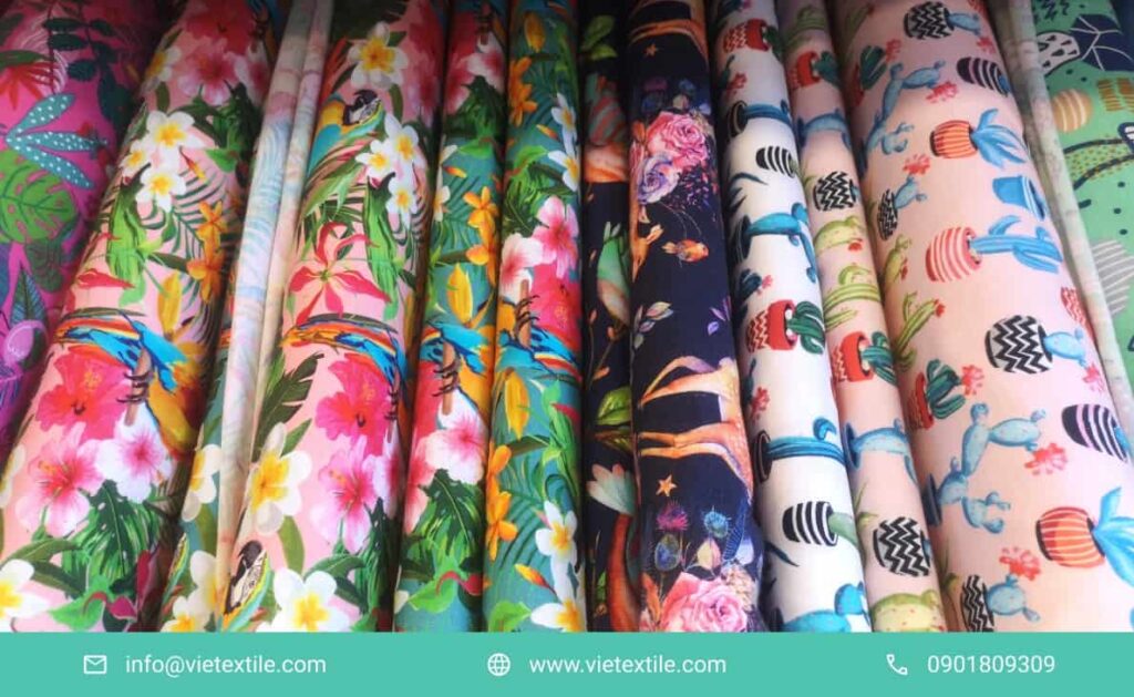 Sản phẩm mực in vải polyester