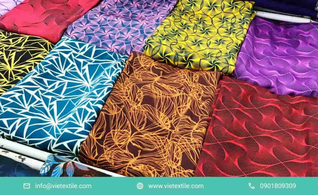 Direct-to-fabric printing on cotton fabric Vietnam supplier