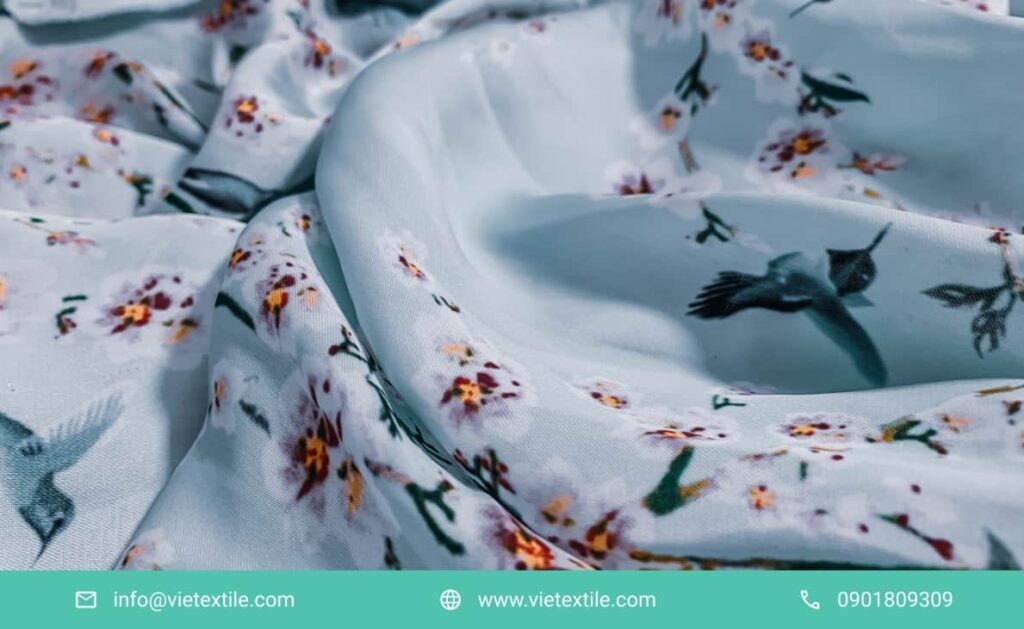 Custom silk fabric direct printing for scarves Vietnam