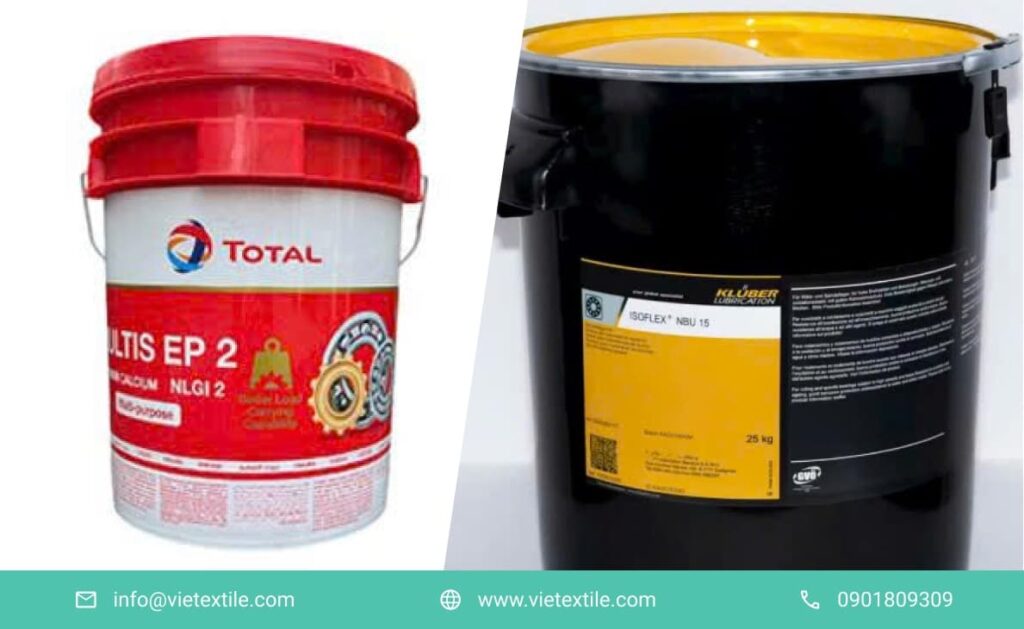 Mỡ Chịu Nhiệt Dùng Cho Máy Dệt – Máy Nhuộm – Nhà Máy Dệt May 1 bán các loại mỡ chiu nhiệt chính hãng