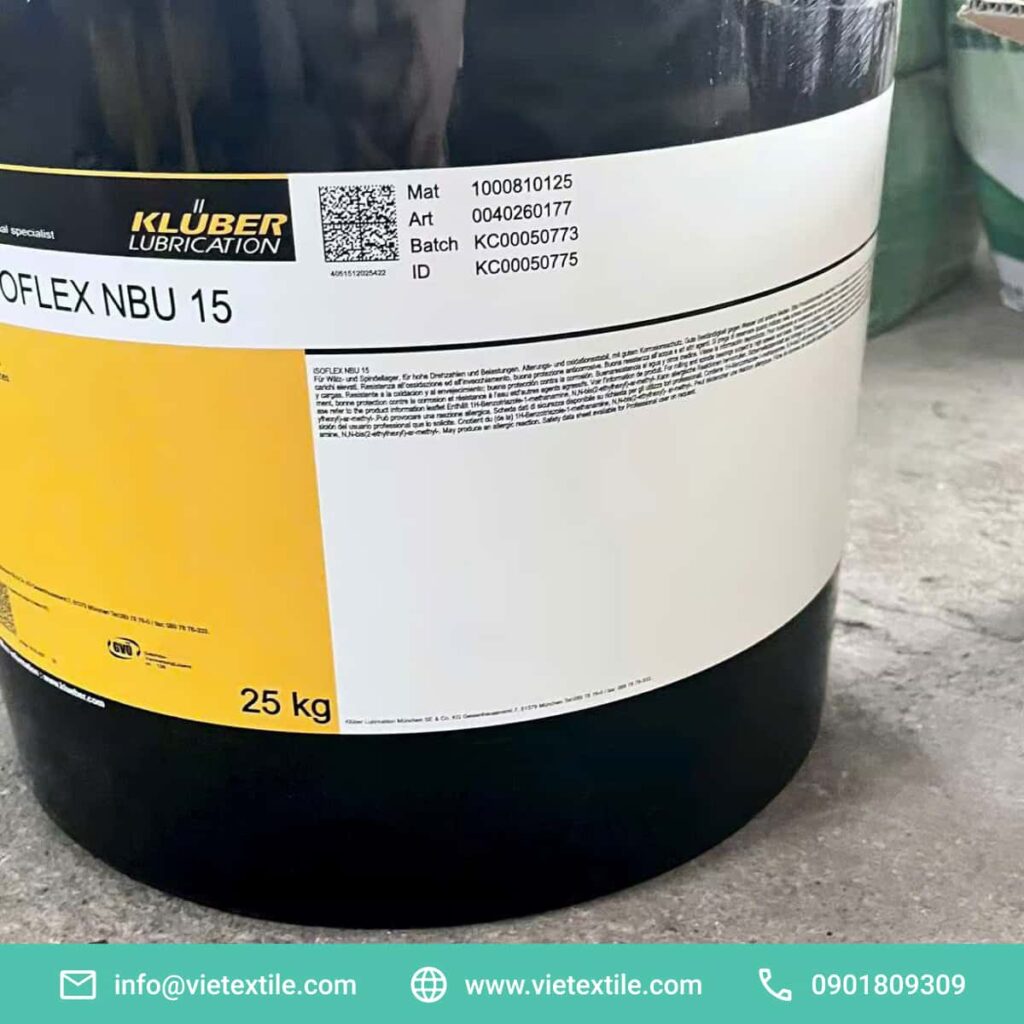 Mỡ Chịu Nhiệt Dùng Cho Máy Dệt – Máy Nhuộm – Nhà Máy Dệt May 3 bán các loại mỡ chiu nhiệt chất lượng cao