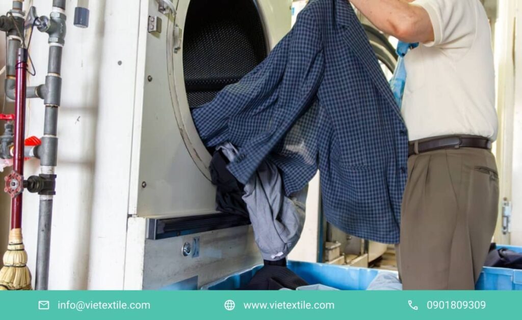 công đoạn xử lý sau khi in vải nylon công nghiệp