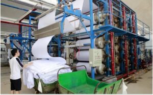 công đoạn xử lý sau khi in vải nylon