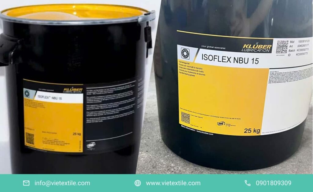 Vì sao mỡ chịu nhiệt Kluber được xem là tiêu chuẩn vàng trong bôi trơn công nghiệp? 1 mỡ chịu nhiệt kluber chính hãng