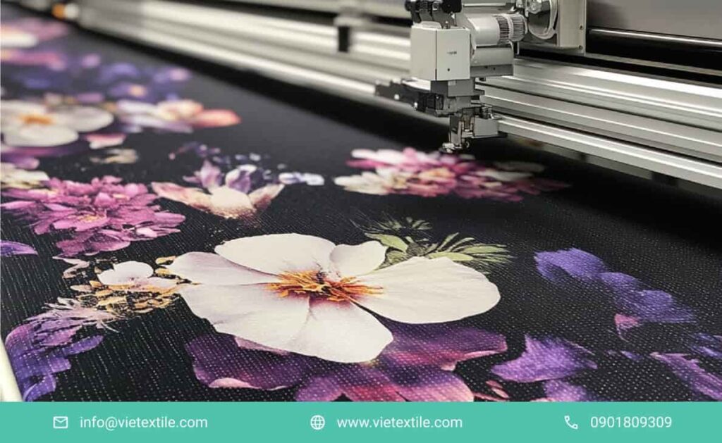 Quy Trình In Trực Tiếp Lên Từng Loại Vải: Cotton – Poly – Lụa – Nylon 2 quy trình in vải trực tiếp chi tiết