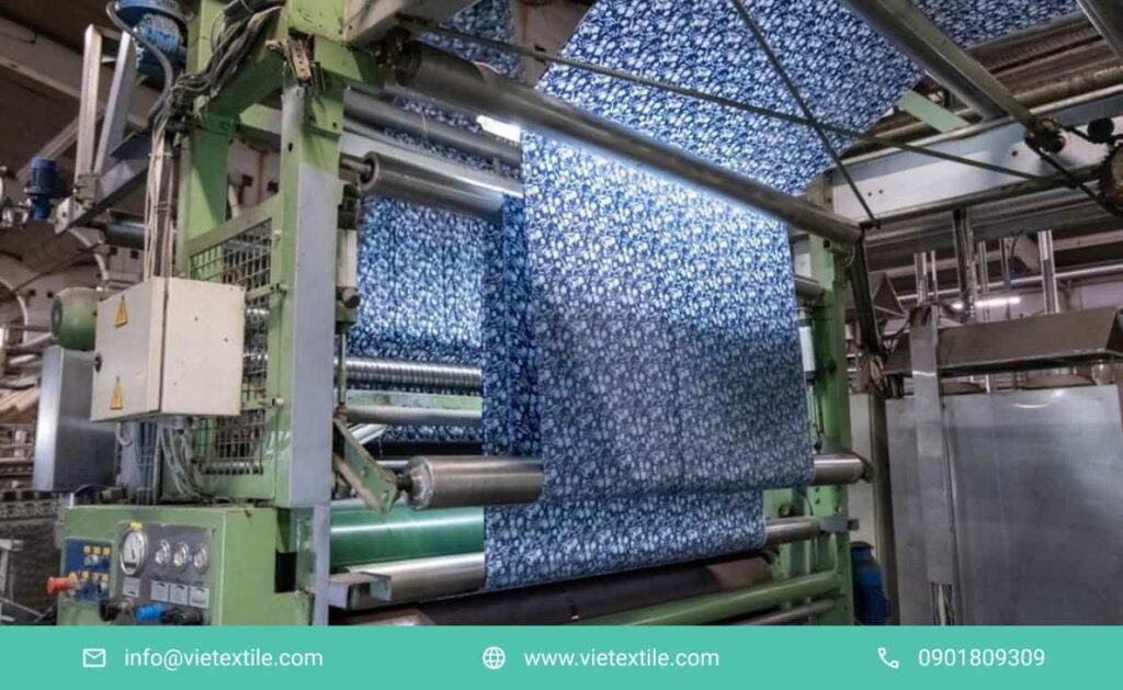 Máy căng kim định hình vải cotton chính hãng