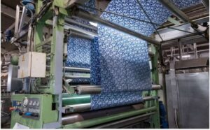 Máy căng kim định hình vải cotton