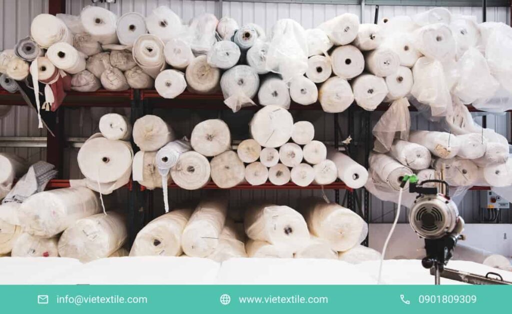 quy trình gia công hoàn tất vải chống co