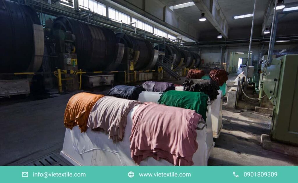 Gia Công Nhuộm Viscose Rayon Khác Gì So Với Cotton? 1 quy trình gia công nhuộm viscose rayon