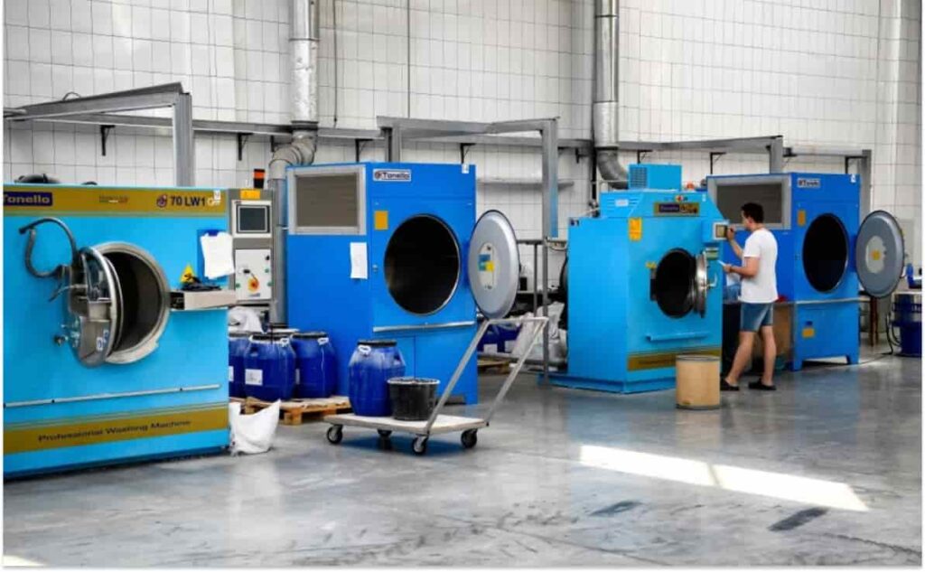 gia công stone enzyme bleach acid wash