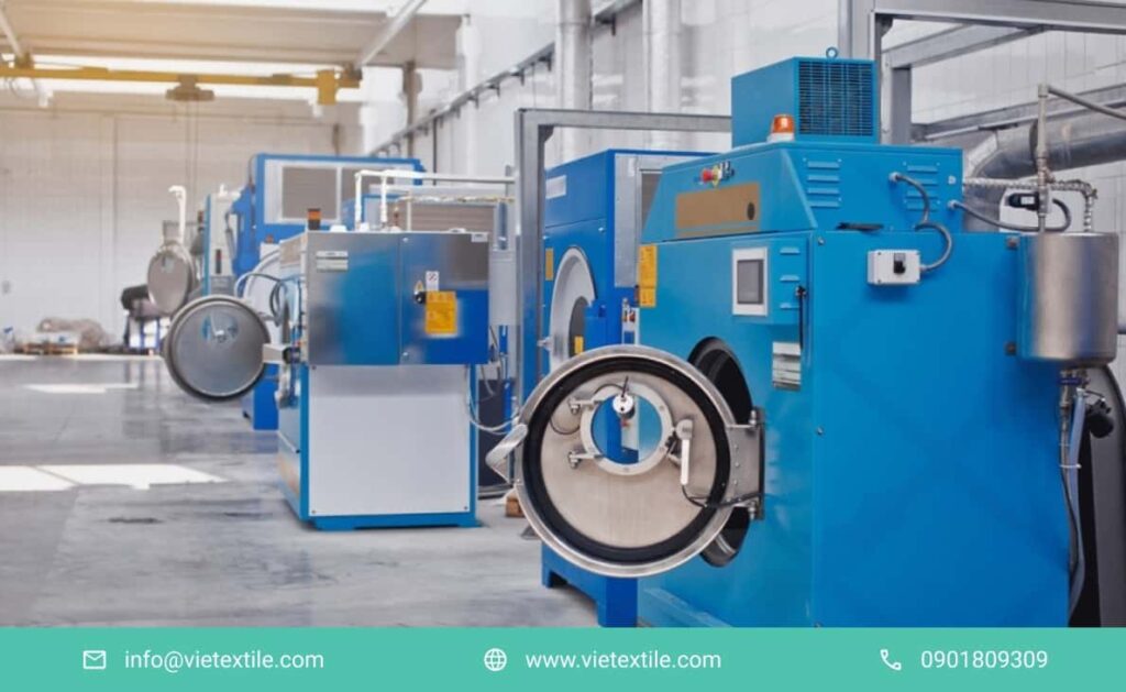 quy trình wash denim knit 