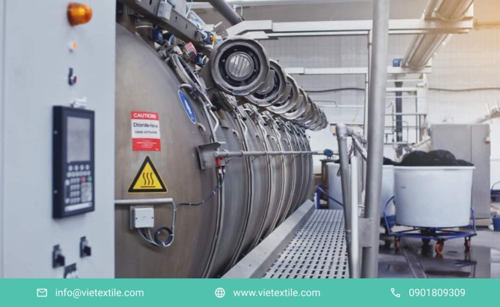 Vì Sao Gia Công Nhuộm Poly Spandex Là Bài Toán Hóc Búa Hơn Cotton? 2 hệ thống gia công nhuộm poly spandex