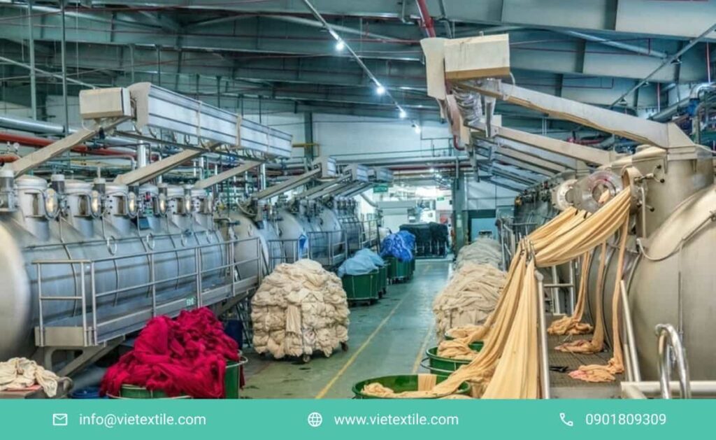 quy trình nhuộm số lượng nhỏ 300m