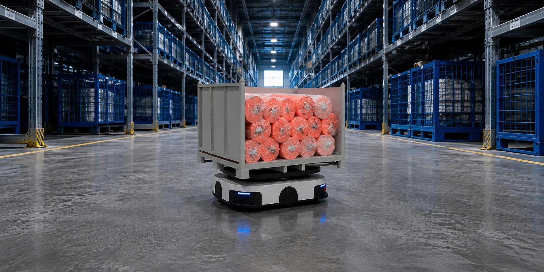 Giải pháp kho thông minh xe vận chuyển hàng hoá pallet