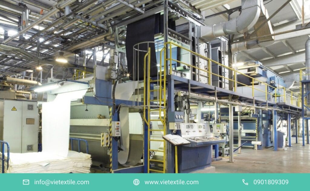 Hệ thống máy nhuộm phục vụ dịch vụ nhuộm vải công nghiệp chất lượng cao.