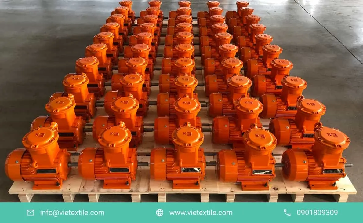 Động cơ điện hiệu suất cao (IE4/IE5) kết nối với biến tần (VFD) để điều khiển tốc độ và tiết kiệm năng lượng.